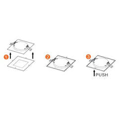 SL-PNL-4SQ Bronze Trim