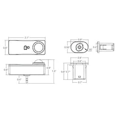 PIR Bi-Level + Daylight: Audio Jack Bluetooth EnVisionLS App