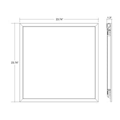 2x2 LED Panel: Backlit-Line Control Ready