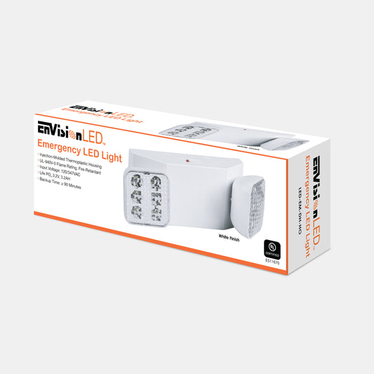 Emergency Bug Eye Double Headed Fixture High Output