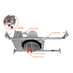 4" IC Rated Can: New Construction 5-7 Day Lead Time