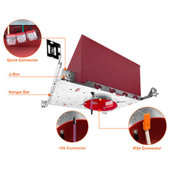 4" Fire Rated New Construction Can 5-7 Day Lead Time