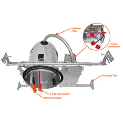 6" IC Rated Can: New Construction 5-7 Day Lead Time
