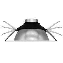 6" CADM: Clear-Specular Haze Reflector/Black & White Trim