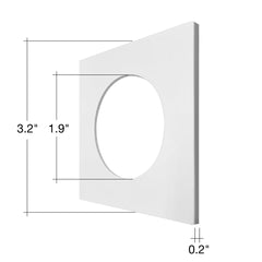 DLJBX-2: White Smooth Square