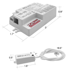 Bi Level Motion Sensor w/ Daylight Harvesting Detachable Version w/ external sensor -Remote Control Compatible-