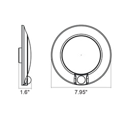 6" Disk Light w/ PIR Sensor: Cusp-Line