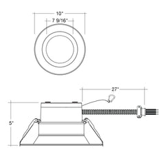 8" Commercial Downlight: CMD-Line
