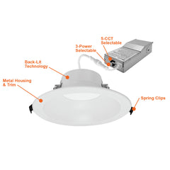 6" External Commercial Downlight: CMD-Line