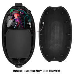 Emergency Back Up For Internal Drivers- High Voltage 170V Output - Includes Round UFO HighBay EM Kit