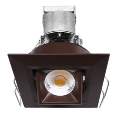 1" LV Square Gimbal Downlight: Mini-Line