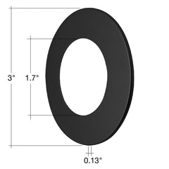 Undercabinet Puck Trim (Black) / (Bronze) / (Copper) / (Nickel) / (Silver)