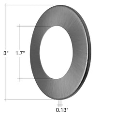 Undercabinet Puck Trim (Black) / (Bronze) / (Copper) / (Nickel) / (Silver)