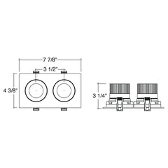 4" Multiple: Double Head