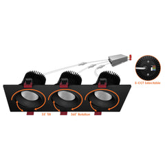4" Multiple: Triple Head