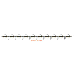 10 Piece / 50 Feet String Work Light