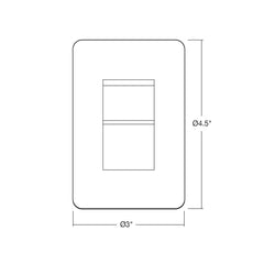 PIR Bi-Level + Daylight: Wall Sensor SILVAIR