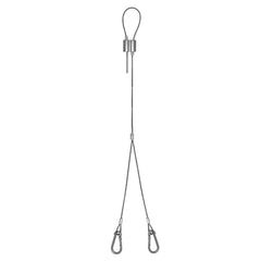 Suspension Kit: 20' Y-Shape, Loop Top, Carabiner Bottom (Adjustable Length)