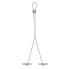 Suspension Kit: 20' Y-Shape, Loop Top, Paddle Bottom (Adjustable Length)