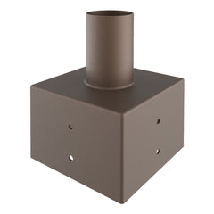 Tenon: Square 5" Pole Reducer to 2.36"
