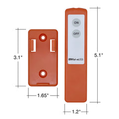 Test button remote control for HV-UFO