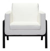 Homestead Lounge Chair White Pu Furniture Zuo 