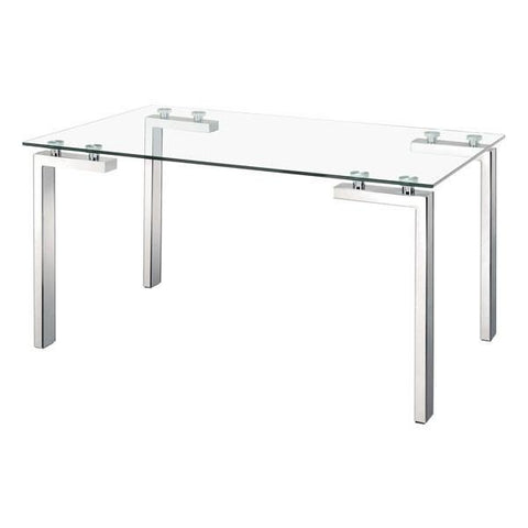 Roca Dining Table Stainless Steel Furniture Zuo 