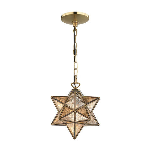Moravian Star Pendant - Gold Ceiling Sterling 