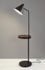 Oliver AdessoCharge Task Shelf Floor Lamp - Black Lamps Adesso 