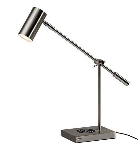 Collette AdessoCharge Desk Lamp - Steel Lamps Adesso 