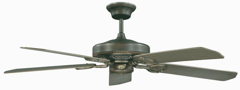 52" French Quarter Ceiling Fan - Oil Rubbed Bronze