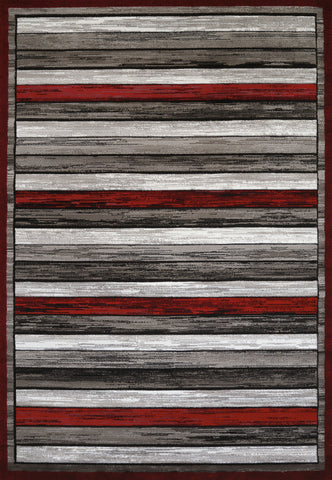 Studio Painted Deck Scarlet Accent Rug (4 Sizes)