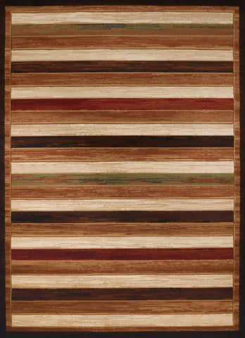 Studio Painted Deck Brown Accent Rug (4 Sizes)