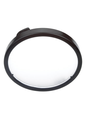 Xenon Disk Light Diffuser Trim - Black Under Cabinet Lighting Sea Gull Lighting 
