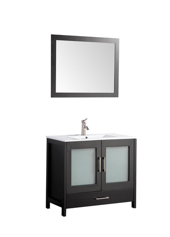 Argentina 48" Single Sink Vanity Set Espresso Furniture MTD Vanities 