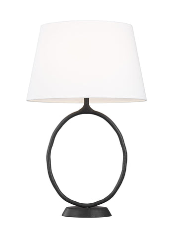 Indo Aged Iron 1 - Light Table Lamp Lamps Feiss 