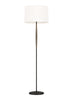 Ferrelli Weathered Oak Wood / Aged Pewter 1 - Light Floor Lamp Lamps Feiss 