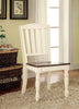 Fedar Cottage Two-Tone Dining Chair Vintage White & Dark Oak Furniture Enitial Lab 