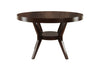 Ollie Modern Round Angled Table Espresso Furniture Enitial Lab 