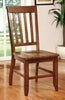 Calve Slat Back Dining Chair Dark Oak (Set of 2) Furniture Enitial Lab 