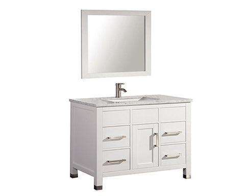 Ricca 36" Single Sink Vanity Set White Furniture MTD Vanities 