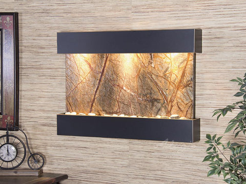 Reflection Creek - Blackened Copper - Brown Marble