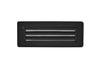 Black 8.25"w Surface Mount Louvered Step Light Outdoor Focus Industries 