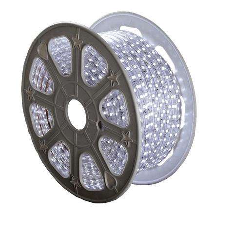 120V LED Striplight RML LUX 100ft Roll IP67 4W/Ft - 5000K Daylight White Wall Dazzling Spaces 