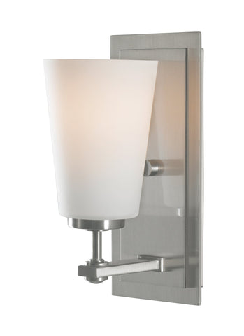 Sunset Drive One Light Wall Sconce - Brushed Steel Wall Sea Gull Lighting 