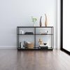 Kure Console Table - Distressed Black Furniture Zuo 