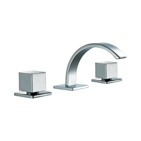 Polished Chrome Modern Widespread Bathroom Faucet Faucets Alfi 