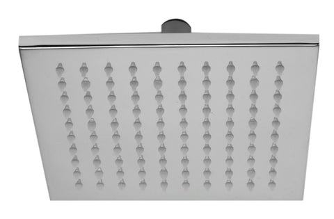 Polished Chrome 8" Square Multi Color LED Rain Shower Head Faucets Alfi 