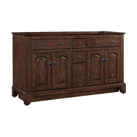 James 60-inch Vanity - English Chestnut Furniture Ryvyr 