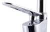 Polished Chrome Gooseneck Single Hole Bathroom Faucet Faucets Alfi 